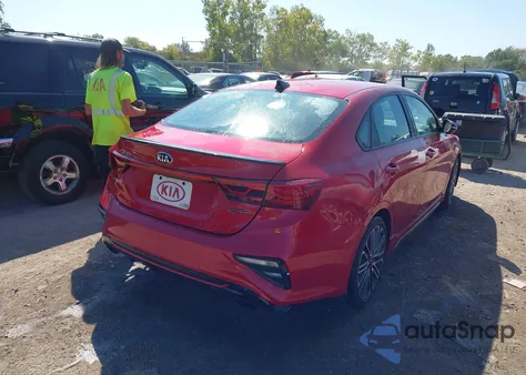 2020 Kia Forte Gt из США, поврежденный, VIN 3KPF44AC2LE216457